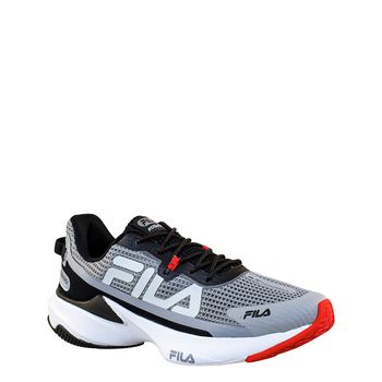 Tenis-de-Corrida-Cinza-Preto-e-Vermelho-Recovery-|-Fila-Tamanho--38---Cor--CINZA-0